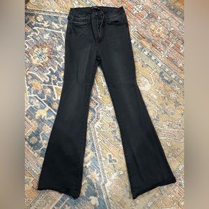 Just black flare jeans